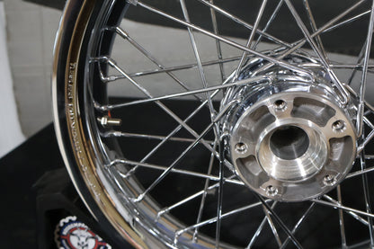 44589-11 NEW OEM 2009-2023 HARLEY-DAVIDSON TOURING SMOOTH CHROME FRONT WHEEL