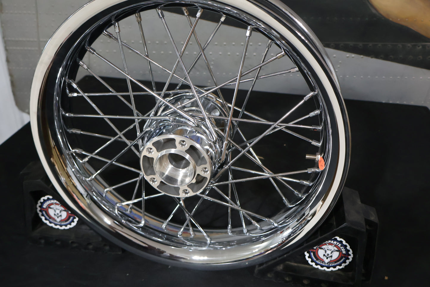 44589-11 NEW OEM 2009-2023 HARLEY-DAVIDSON TOURING SMOOTH CHROME FRONT WHEEL
