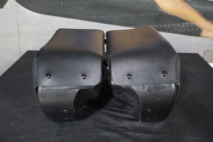 2002-2005 HARLEY DYNA FXD FXDX RIGID MOUNT SADDLEBAGS | OEM TAKE OFF #90564-02