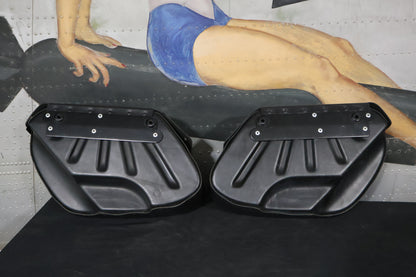 2002-2005 HARLEY DYNA FXD FXDX RIGID MOUNT SADDLEBAGS | OEM TAKE OFF #90564-02