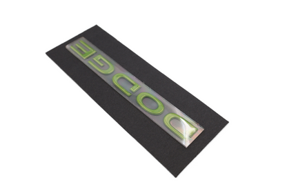 WN80GGSAC NEW OEM 2008-2010 DODGE VIPER REAR BUMPER DODGE DECAL GREEN WN80GGSAC