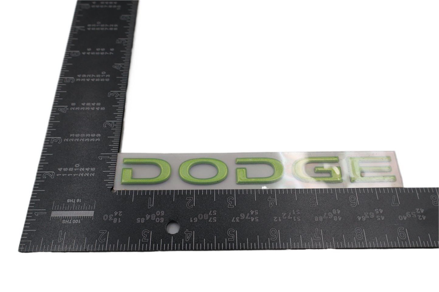 WN80GGSAC NEW OEM 2008-2010 DODGE VIPER REAR BUMPER DODGE DECAL GREEN WN80GGSAC