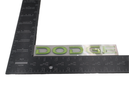 WN80GGSAC NEW OEM 2008-2010 DODGE VIPER REAR BUMPER DODGE DECAL GREEN WN80GGSAC