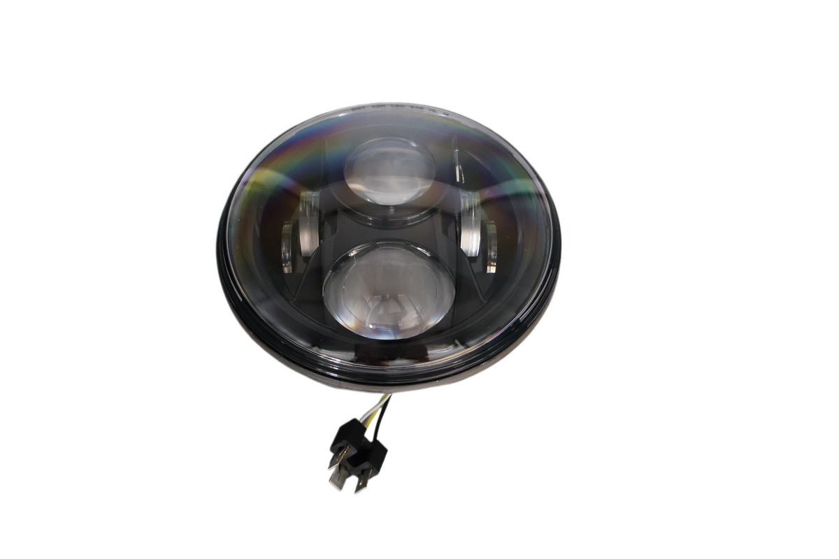 J.W. SPEAKER 8700 EVOLUTION 2 7" LED HEADLIGHT BLACK HARLEY | NEW | 2001-1104