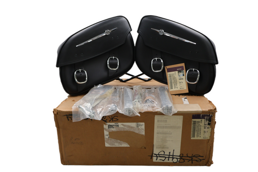 90384-04 NEW OEM 1984-2014 HARLEY-DAVIDSON SOFTAIL FL FX DETACHABLE SADDLEBAGS