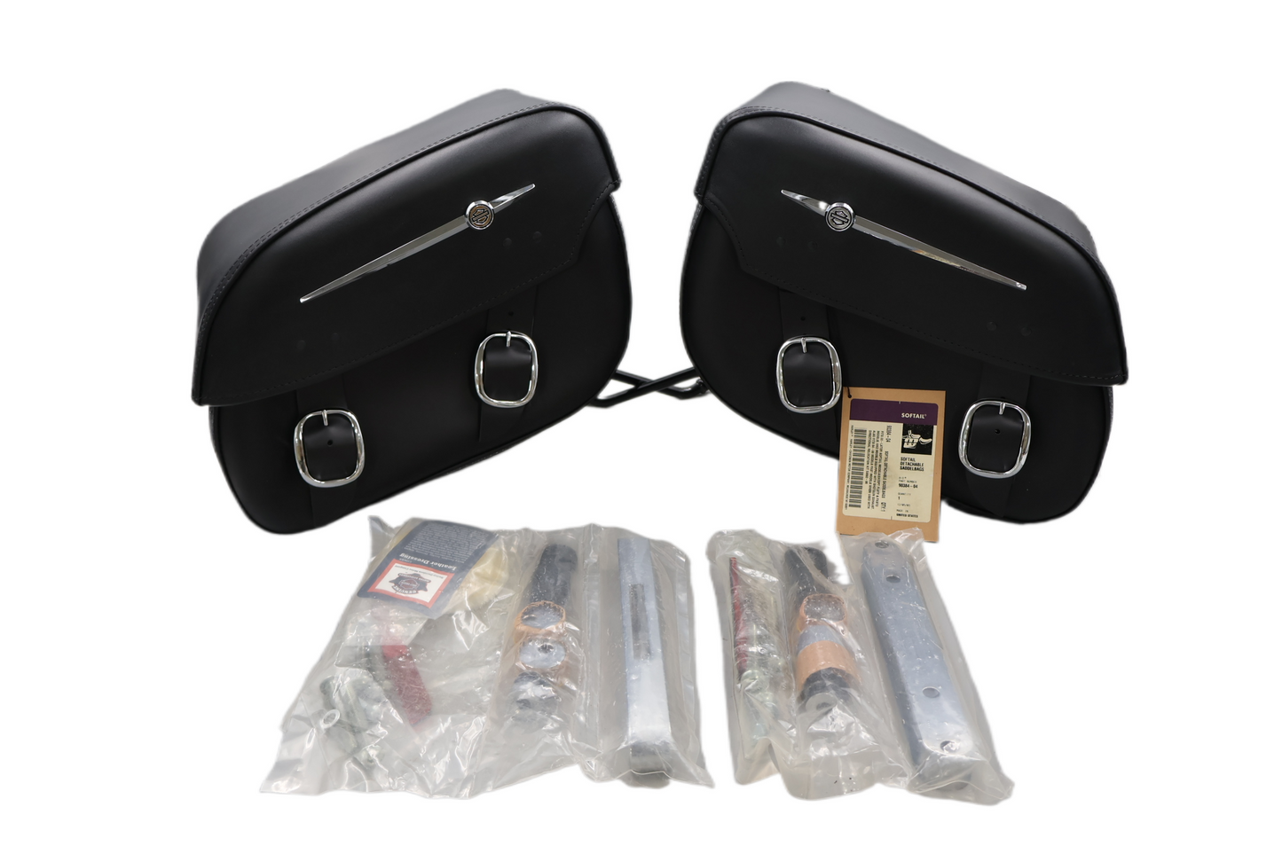 90384-04 NEW OEM 1984-2014 HARLEY-DAVIDSON SOFTAIL FL FX DETACHABLE SADDLEBAGS