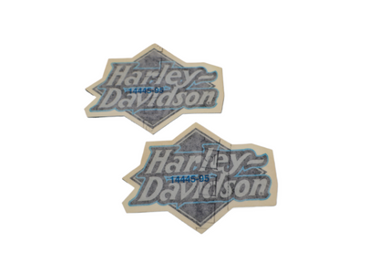 14445-95 NEW OEM HARLEY-DAVIDSON SPORTSTER DYNA TOURING SOFTAIL GAS TANK DECALS PAIR 14445-95