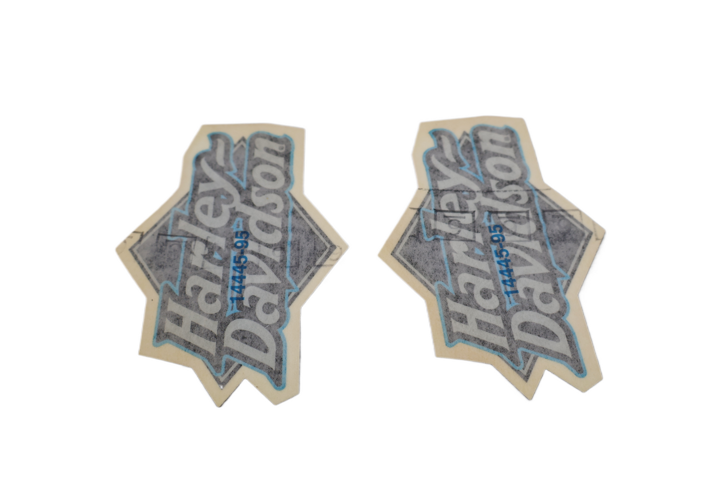 14445-95 NEW OEM HARLEY-DAVIDSON SPORTSTER DYNA TOURING SOFTAIL GAS TANK DECALS PAIR 14445-95