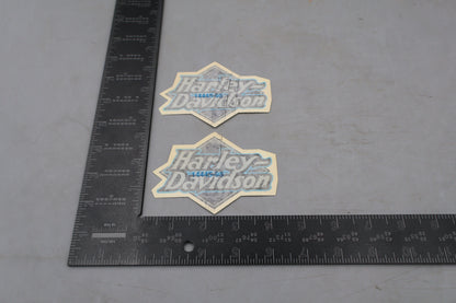 14445-95 NEW OEM HARLEY-DAVIDSON SPORTSTER DYNA TOURING SOFTAIL GAS TANK DECALS PAIR 14445-95
