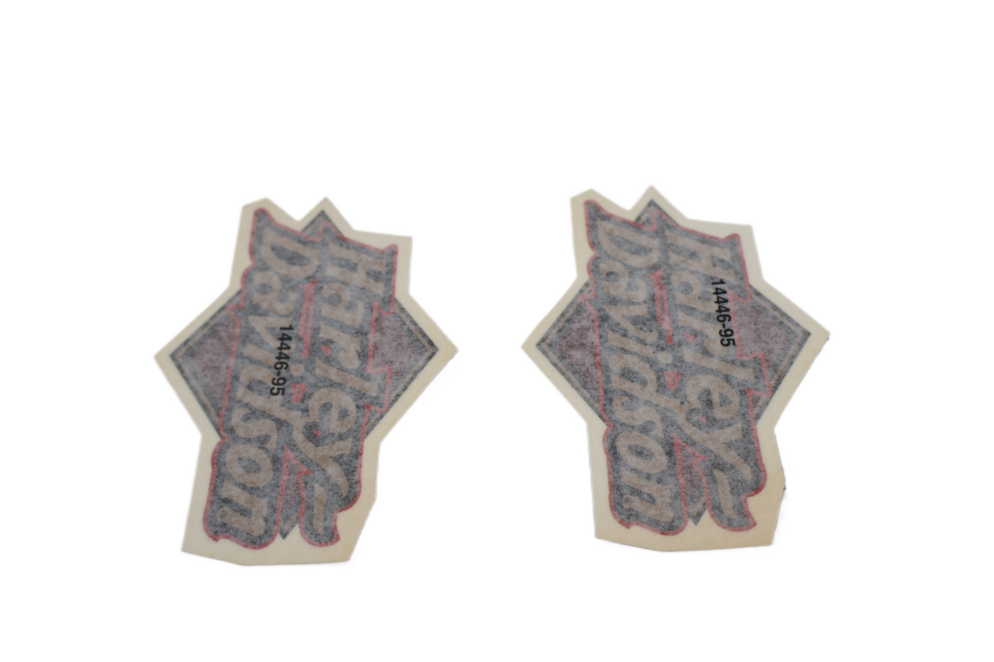 14446-95 NEW OEM HARLEY-DAVIDSON SPORTSTER DYNA TOURING SOFTAIL GAS TANK DECALS PAIR