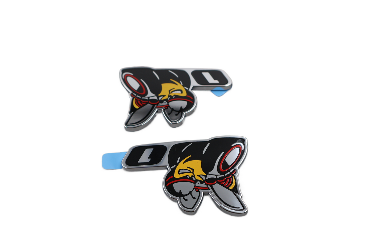 68249683AB NEW OEM DODGE CHALLENGER CHARGER SCAT PACK LEVEL 1 EMBLEMS PAIR SET