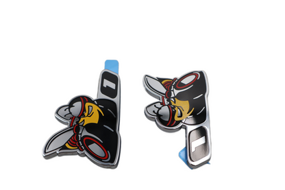 68249683AB NEW OEM DODGE CHALLENGER CHARGER SCAT PACK LEVEL 1 EMBLEMS PAIR SET