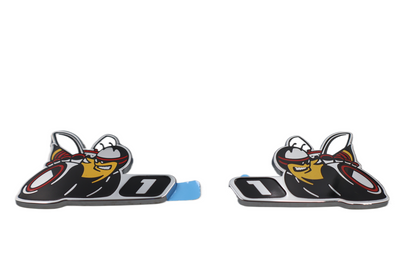 68249683AB NEW OEM DODGE CHALLENGER CHARGER SCAT PACK LEVEL 1 EMBLEMS PAIR SET