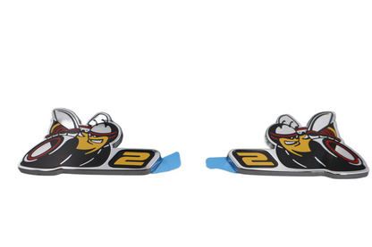68249684AB NEW OEM DODGE CHALLENGER CHARGER SCAT PACK LEVEL 2 EMBLEMS PAIR SET