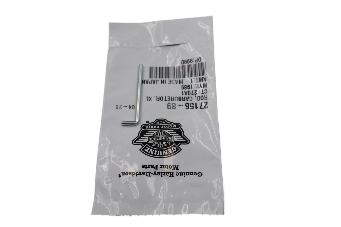 1984-2006 HARLEY CARBURETOR ROD | SOFTAIL DYNA TOURING XL | NEW OEM | #27156-89