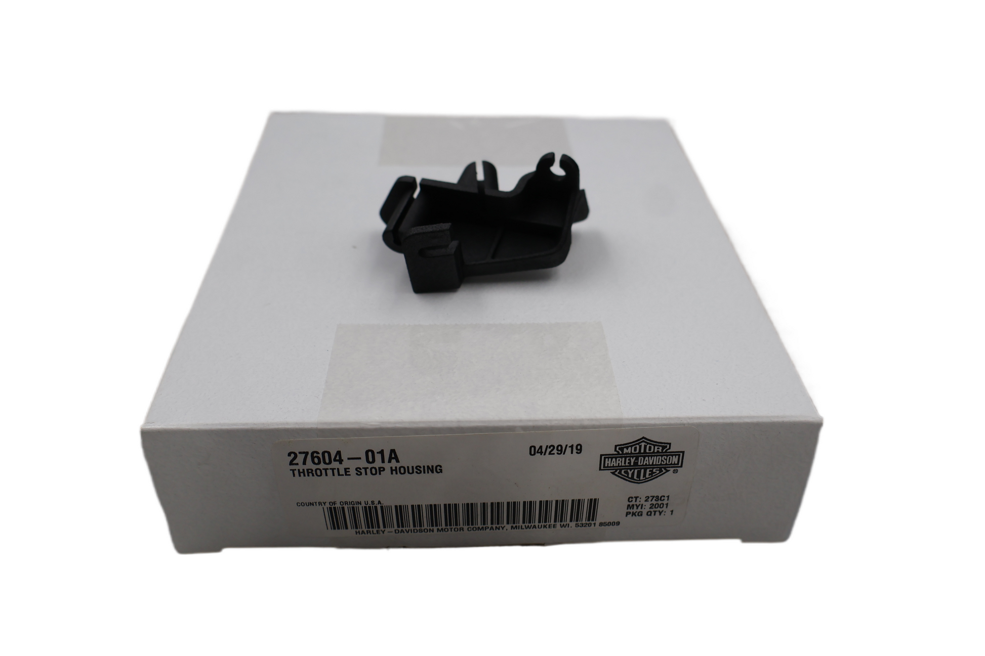 2001-2005 HARLEY THROTTLE STOP | EFI SOFTAIL TOURING DYNA | NEW OEM | #27604-01A