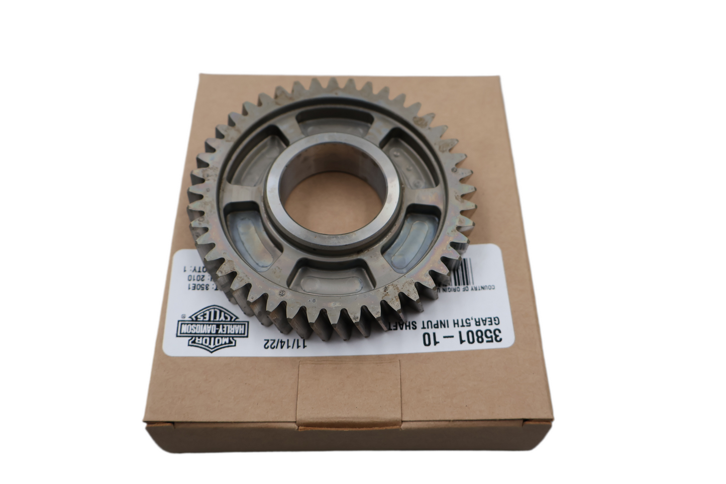 2010-2017 HARLEY 5TH GEAR INPUT SHAFT | 6-SPEED TWIN CAM | NEW OEM | #35801-10