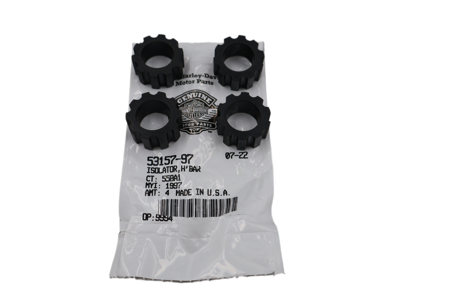 1997-2012 HARLEY SPRINGER RISER BUSHINGS | SET OF 4 | NEW OEM | #53157-97