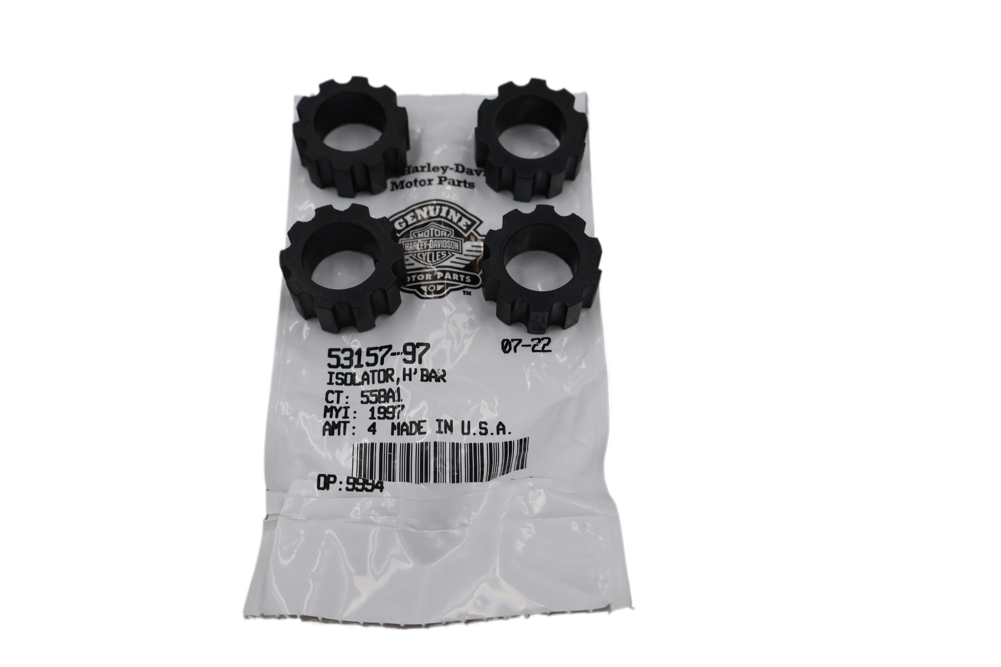 1997-2012 HARLEY SPRINGER RISER BUSHINGS | SET OF 4 | NEW OEM | #53157-97
