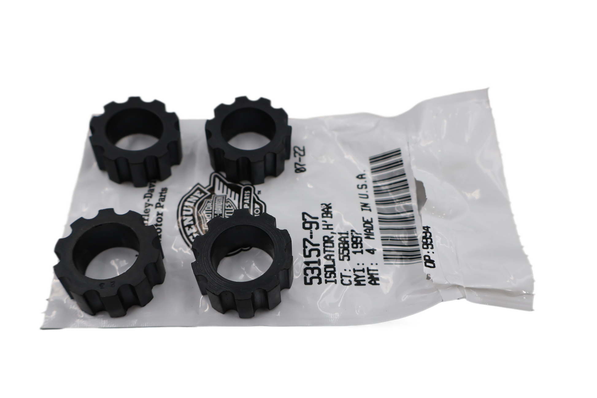 1997-2012 HARLEY SPRINGER RISER BUSHINGS | SET OF 4 | NEW OEM | #53157-97