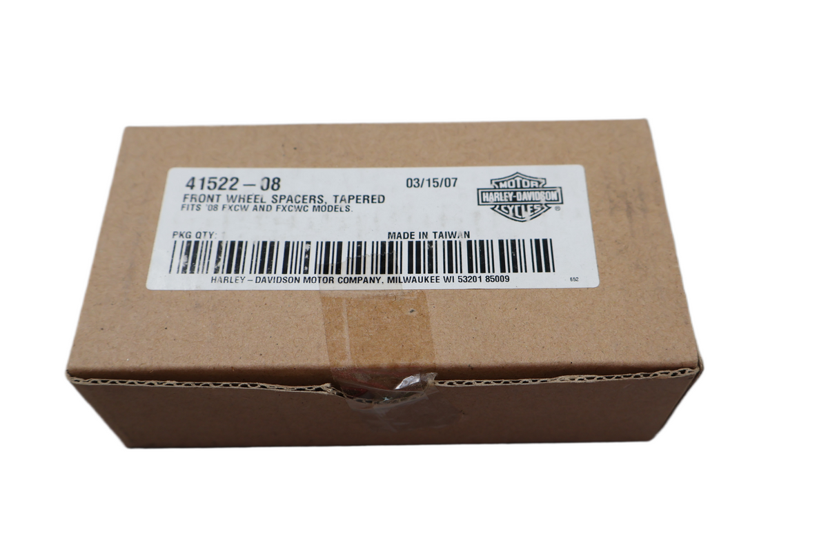 41522-08 NEW OEM 2008-2011 HARLEY-DAVIDSON FXCW/C ROCKER CHROME WHEEL SPACERS