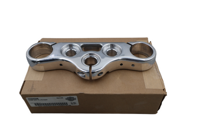 2020-2024 HARLEY FXST SOFTAIL 49MM UPPER TRIPLE CLAMP POLISHED NEW OEM #45900298