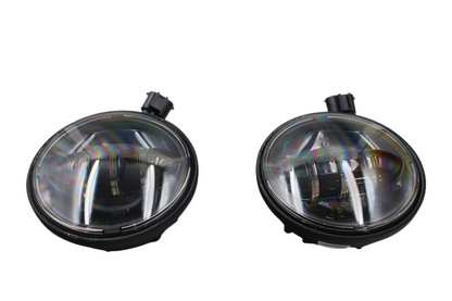 2000-2016 HARLEY DAYMAKER 4" LED AUXILIARY LAMPS BLACK PAIR | NEW OEM #68000008A
