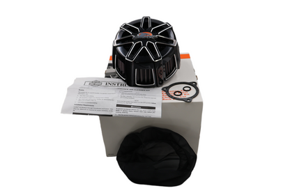 HARLEY SCREAMIN EAGLE EXTREME BILLET CHISEL CUT AIR CLEANER BLACK OEM 29400123