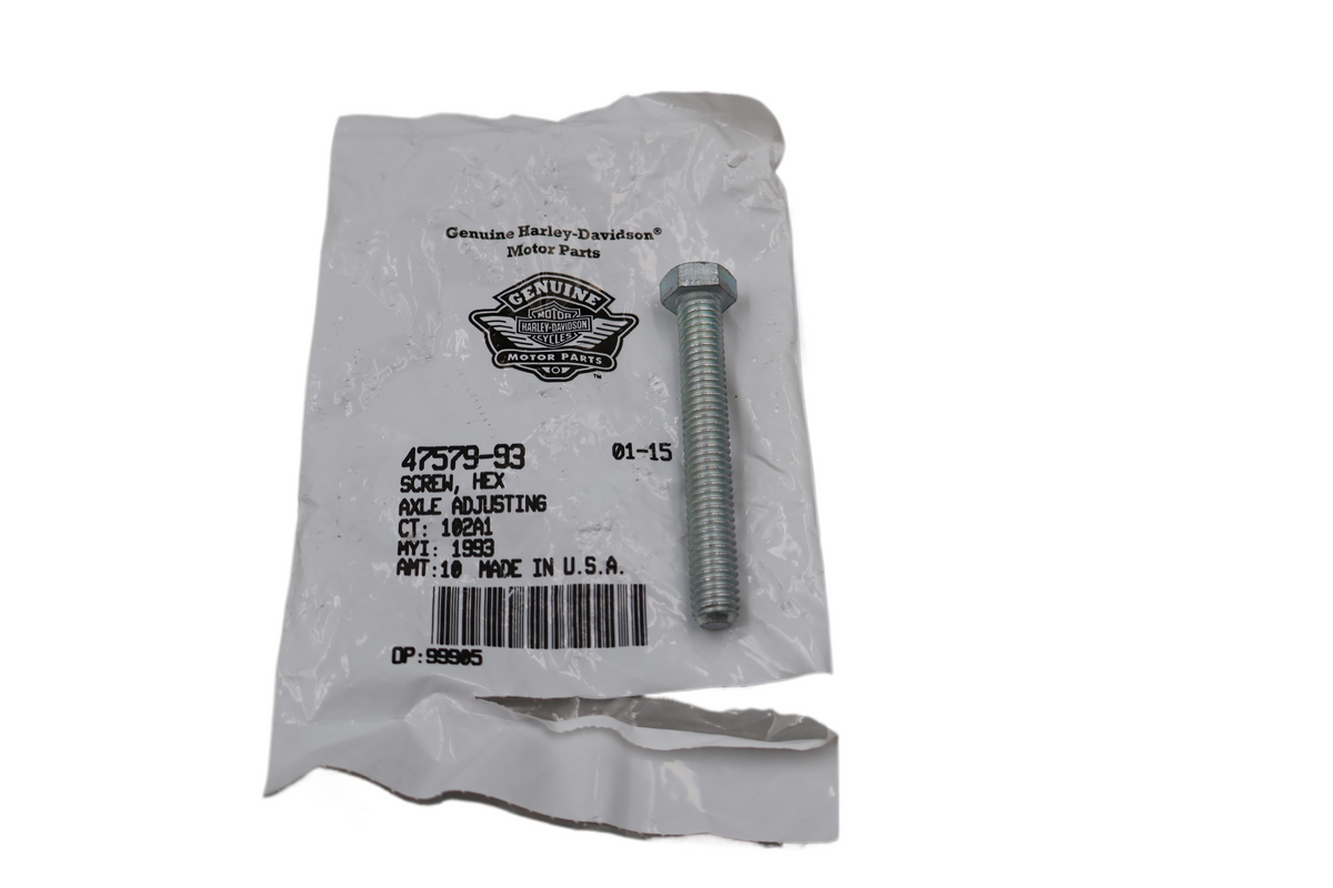 1993-1999 HARLEY-DAVIDSON SOFTAIL AXLE ADJUSTER SCREW | NEW OEM | PART #47579-93
