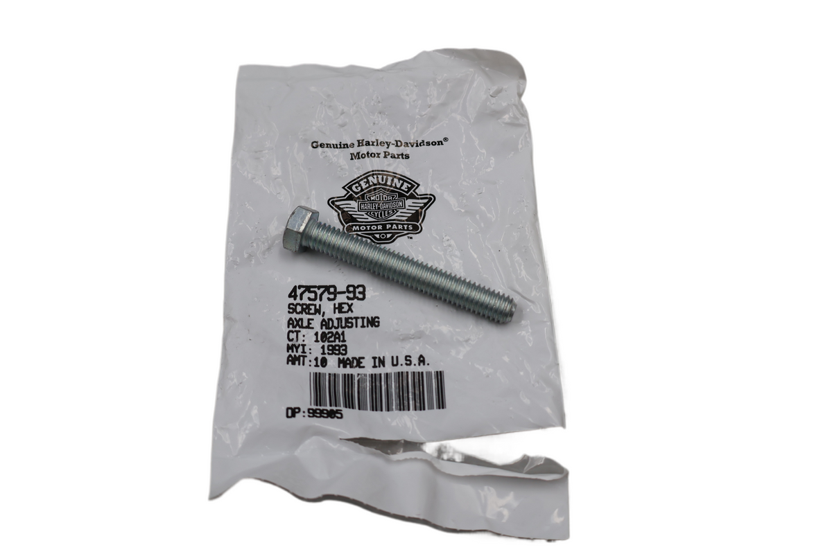 1993-1999 HARLEY-DAVIDSON SOFTAIL AXLE ADJUSTER SCREW | NEW OEM | PART #47579-93