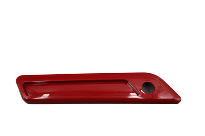 14-23 HARLEY DAVIDSON SADDLEBAG LATCH FACEPLATE LEFT FIREFIGHTER RED 90200983BRK