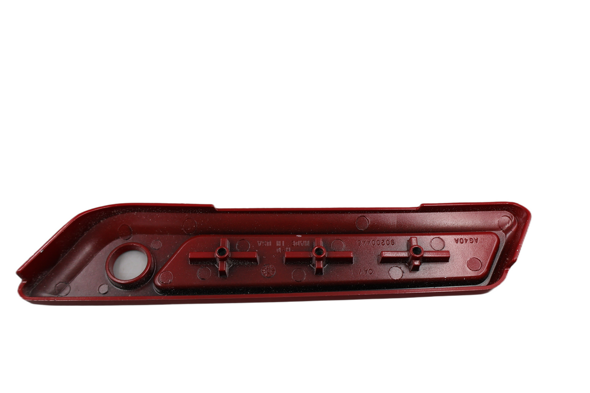 14-23 HARLEY DAVIDSON SADDLEBAG LATCH FACEPLATE LEFT FIREFIGHTER RED 90200983BRK
