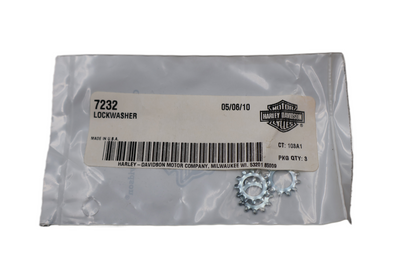 HARLEY-DAVIDSON 5/16" EXTERNAL TOOTH LOCKWASHER 3-PACK | NEW OEM | PART #7232