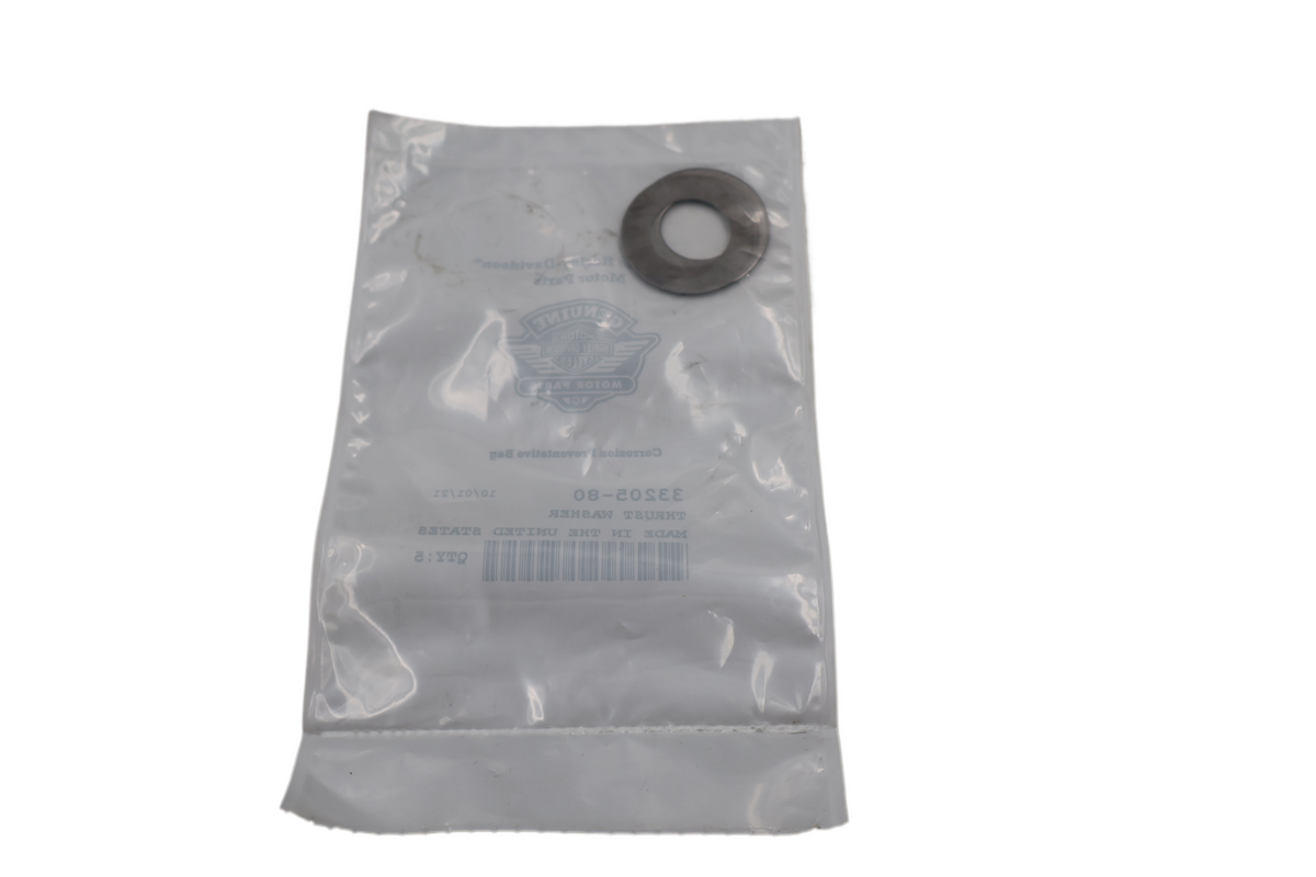1980-2000 HARLEY BIG TWIN 5-SPD SHIFTER CAM THRUST WASHER .017 NEW OEM 33205-80