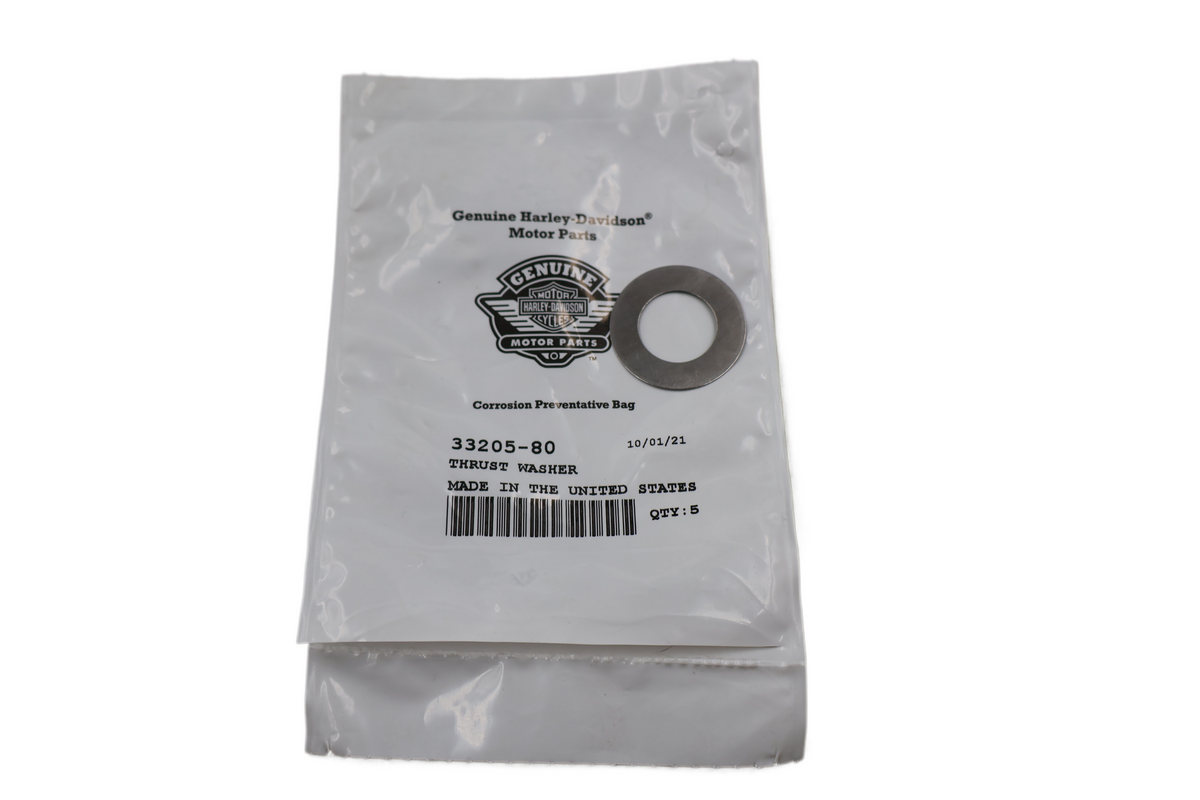 1980-2000 HARLEY BIG TWIN 5-SPD SHIFTER CAM THRUST WASHER .017 NEW OEM 33205-80