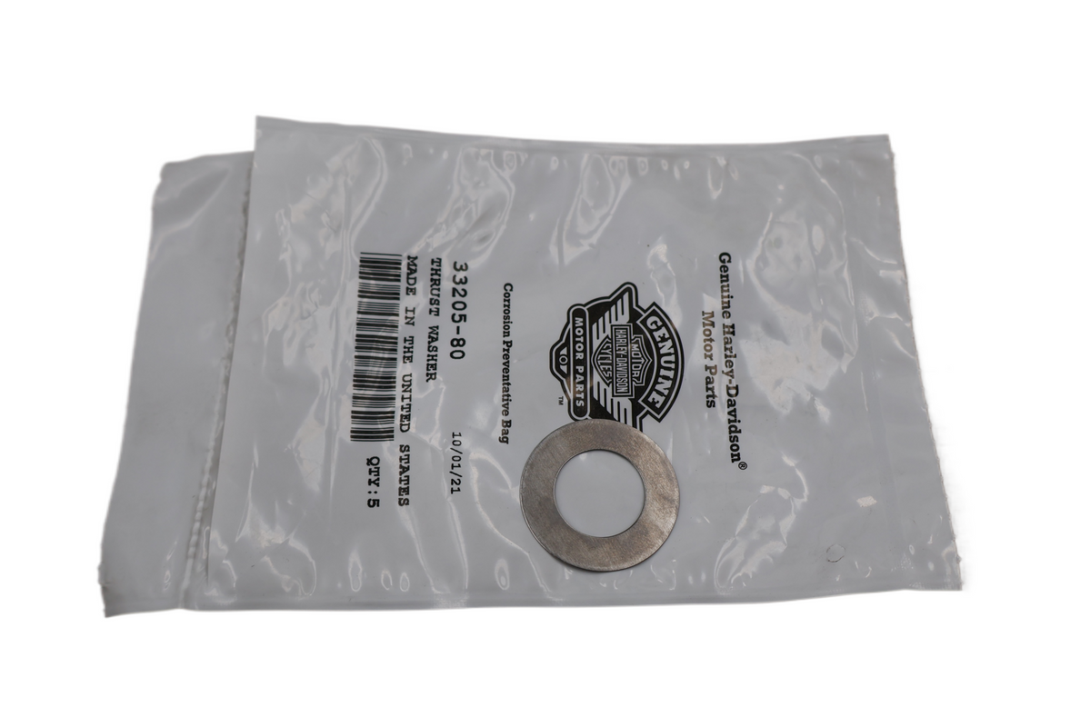 1980-2000 HARLEY BIG TWIN 5-SPD SHIFTER CAM THRUST WASHER .017 NEW OEM 33205-80