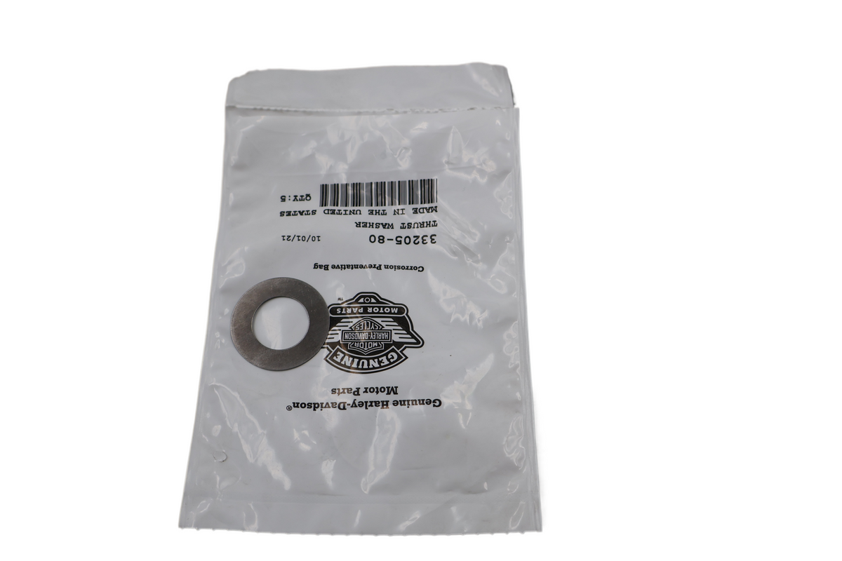 1980-2000 HARLEY BIG TWIN 5-SPD SHIFTER CAM THRUST WASHER .017 NEW OEM 33205-80
