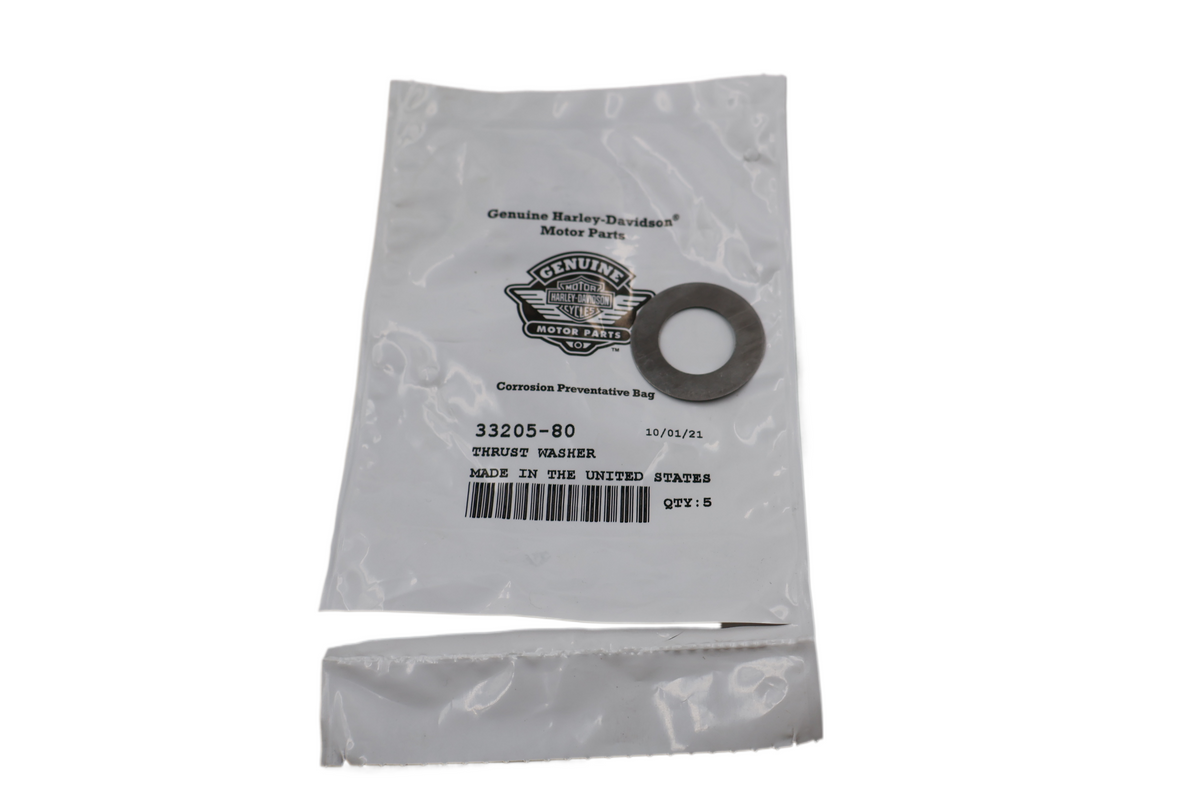 1980-2000 HARLEY BIG TWIN 5-SPD SHIFTER CAM THRUST WASHER .017 NEW OEM 33205-80
