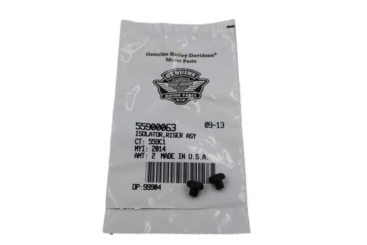 14-17 HARLEY DYNA LOW RIDER FXDL ISOLATOR RISER ASSY 2PK | NEW OEM | 55900063