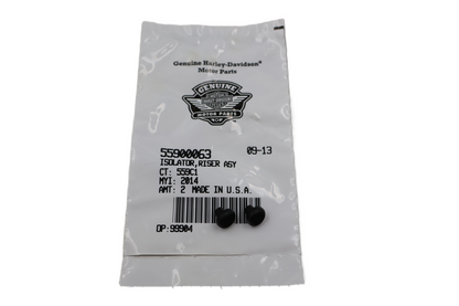 14-17 HARLEY DYNA LOW RIDER FXDL ISOLATOR RISER ASSY 2PK | NEW OEM | 55900063
