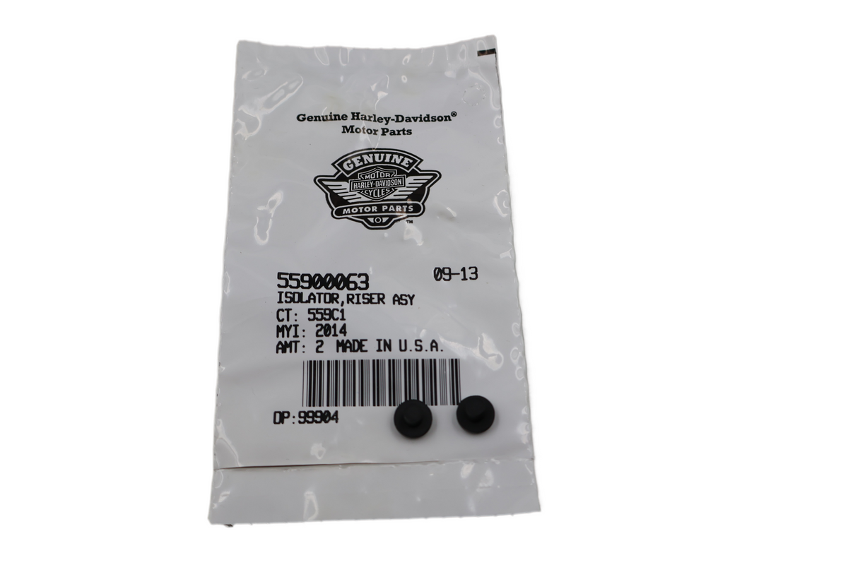 14-17 HARLEY DYNA LOW RIDER FXDL ISOLATOR RISER ASSY 2PK | NEW OEM | 55900063