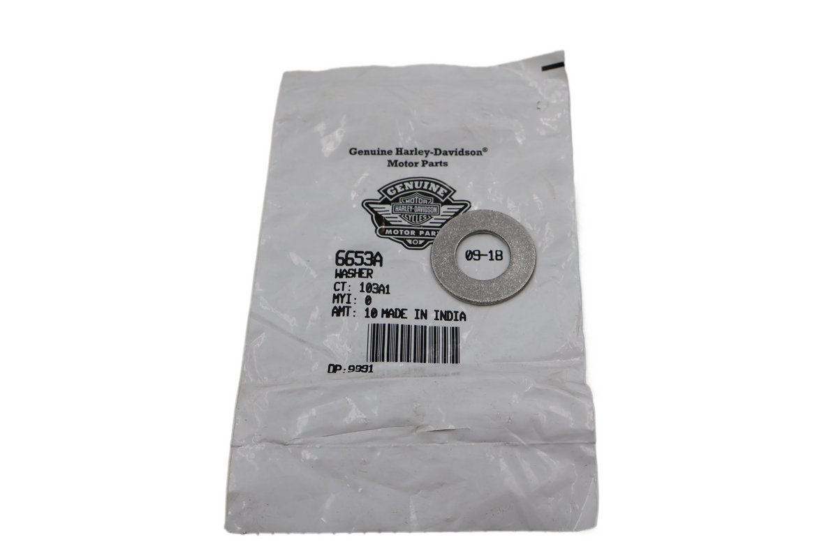 HARLEY FLAT WASHER 5/8 X 1-5/16 X 3/32 BIG TWIN XL SIDECAR | NEW OEM | 6653A