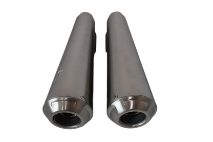 2016-2020 TRIUMPH STREET TWIN CLASSIC RACER MUFFLERS | NEW LEO VINCE #1811-3277