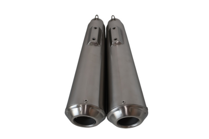 2016-2020 TRIUMPH STREET TWIN CLASSIC RACER MUFFLERS | NEW LEO VINCE #1811-3277