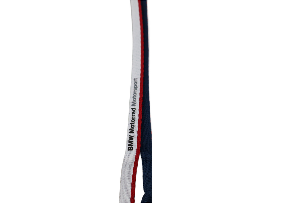 GENUINE BMW MOTORSPORT LANYARD KEYCHAIN | NEW IN ORIGINAL PACKAGE | 76628551749