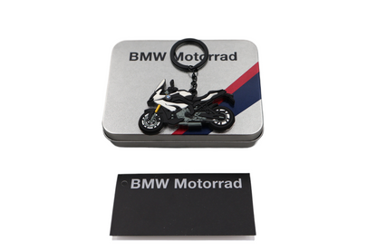 GENUINE BMW MOTORRAD S1000XR KEYCHAIN W/ TIN CASE | NEW IN PACKAGE | 72602410377