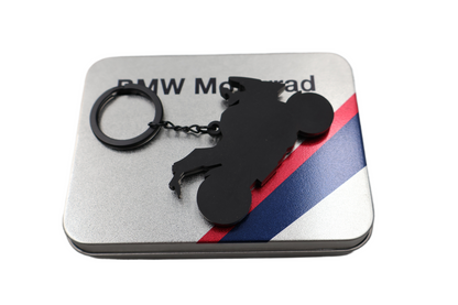 GENUINE BMW MOTORRAD S1000XR KEYCHAIN W/ TIN CASE | NEW IN PACKAGE | 72602410377
