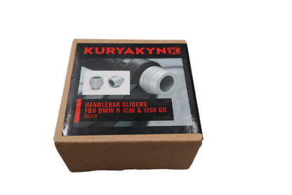 2012-2021 BMW R1200 R1250 GS F850GS HANDLEBAR SLIDERS | SILVER | NEW KURYAKYN 3806