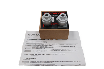 2012-2021 BMW R1200 R1250 GS F850GS HANDLEBAR SLIDERS | SILVER | NEW KURYAKYN 3806