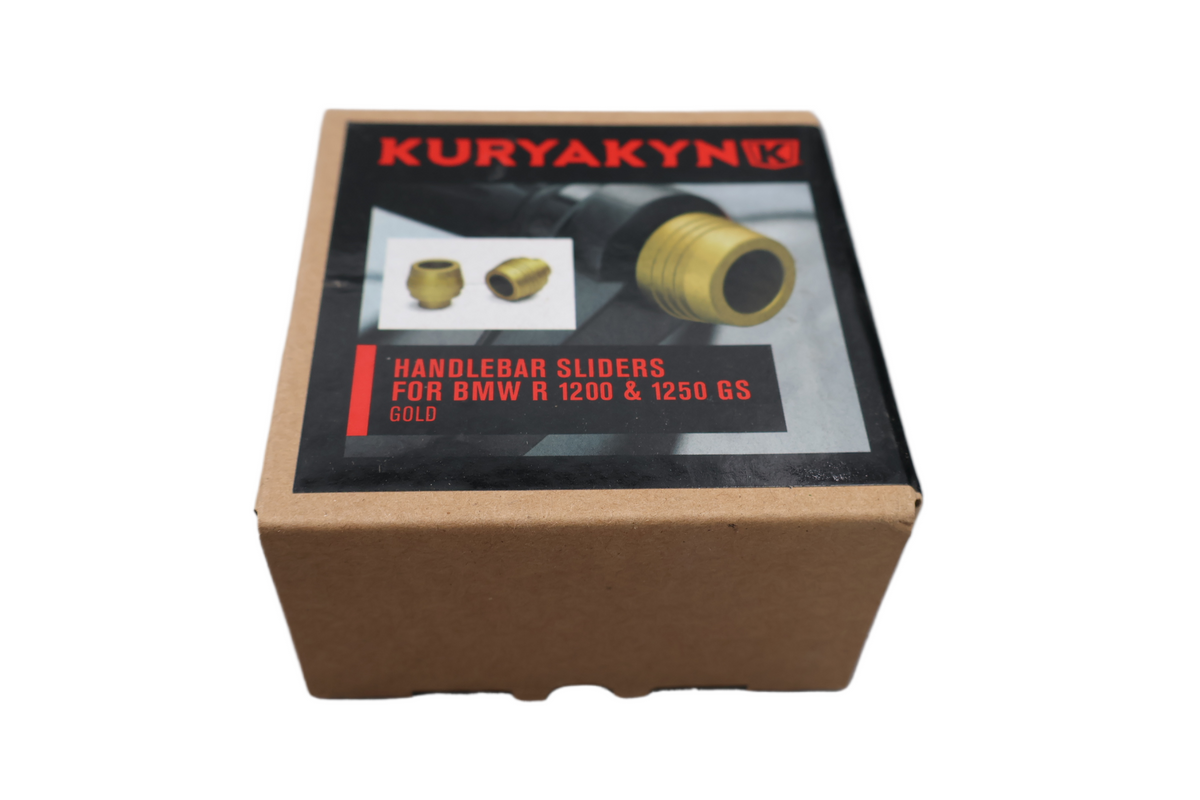 2012-2021 BMW R1200 R1250 GS F850GS HANDLEBAR SLIDERS | GOLD | NEW KURYAKYN 3800